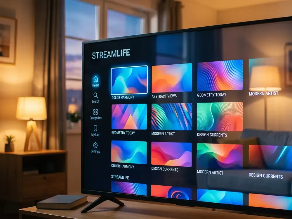 Fernseher mit Streaming-Katalog, so funktioniert IPTV beim IPTV Anbieter