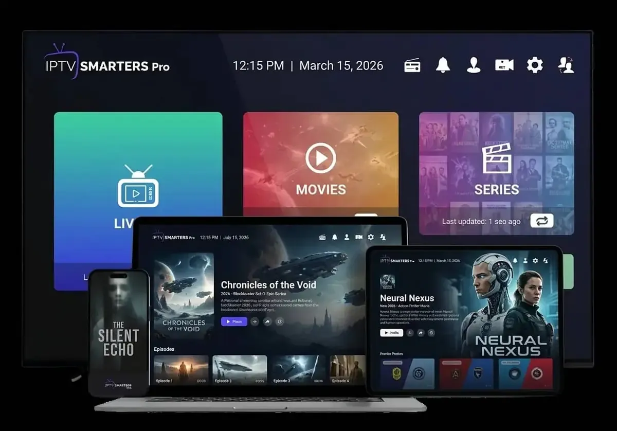 IPTV Smarters Pro auf Fernseher, Laptop, Tablet und Handy mit einem IPTV Abo